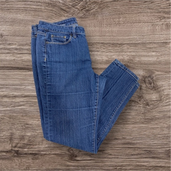 LOFT Denim - LOFT Modern Skinny Jeans Women’s Size 10 Blue Stretch Denim